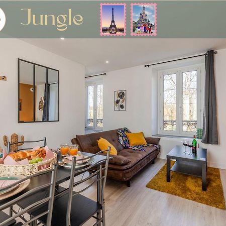 Jungle - Magnifique Appartement Avec Parking Prive - Paris-Disney & Cdg A 25 Minutes Pomponne Ngoại thất bức ảnh